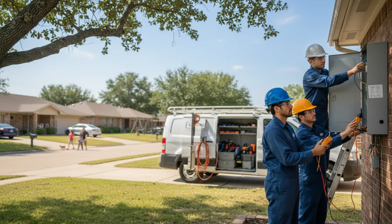 Certified electrician providing emergency electrical services in Liberty, NE